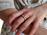 Vicenza - Piazzetta Palladio 2 - Ringe Loving Palladio  2D in Gelbgold 20G-X-15 SERLIANA - 20G-X-15 SERLIANA